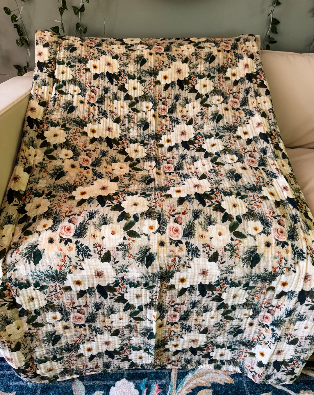 Christmas Bouquet Daydream Blanket - Winter Whimsy Collection | ETA NOV