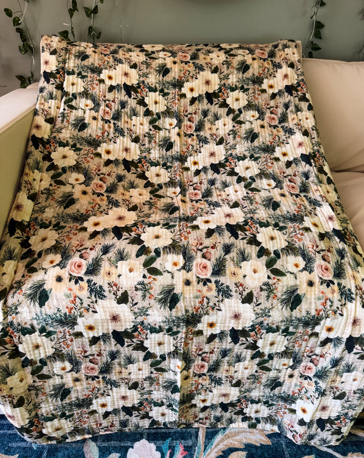 Christmas Bouquet Daydream Blanket - Winter Whimsy Collection | ETA NOV