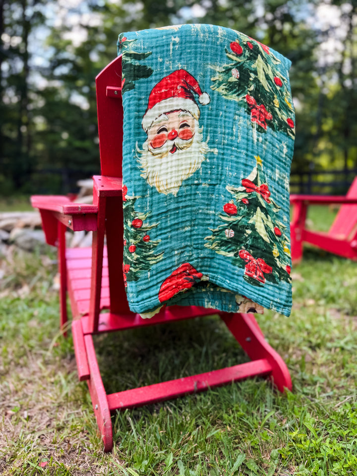 Vintage Santa Daydream Blanket - Winter Whimsy Collection | ETA NOV