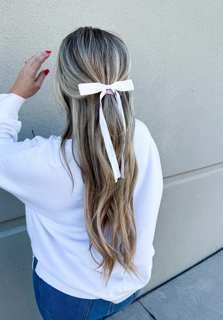 Soft Era Ribbon Bow Clips - ASSORTED COLORS (Ready to ship)