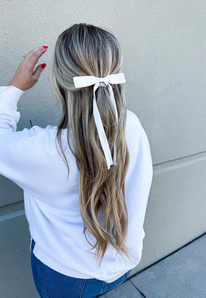 Soft Era Ribbon Bow Clips - ASSORTED COLORS (Ready to ship)