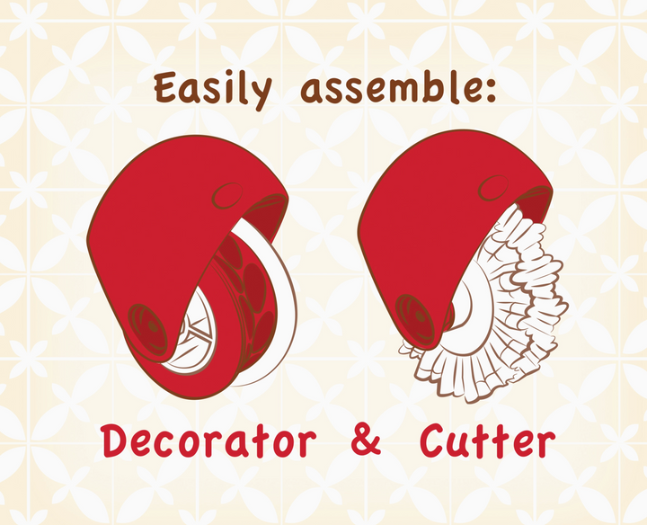 Pastry Wheels Decorator/Cutter Set (Ready To Ship)