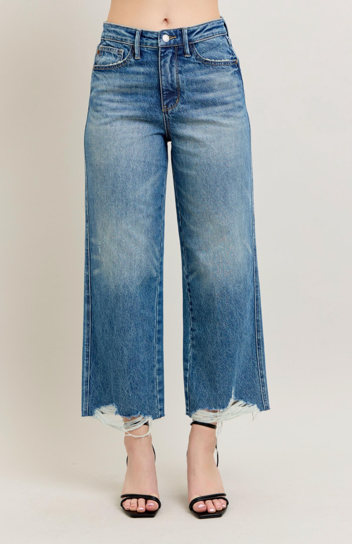 Judy Blue Rigid Magic Wide Leg Jeans (Ready to ship)