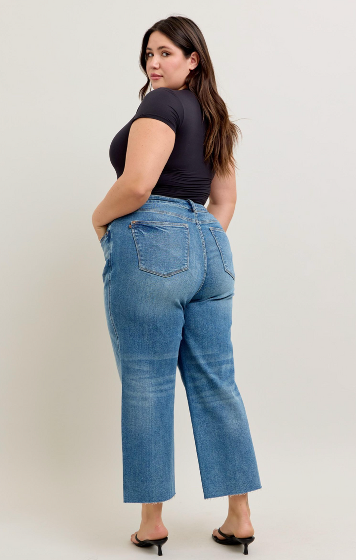 Judy Blue Rigid Magic Wide Leg Jeans (Ready to ship)