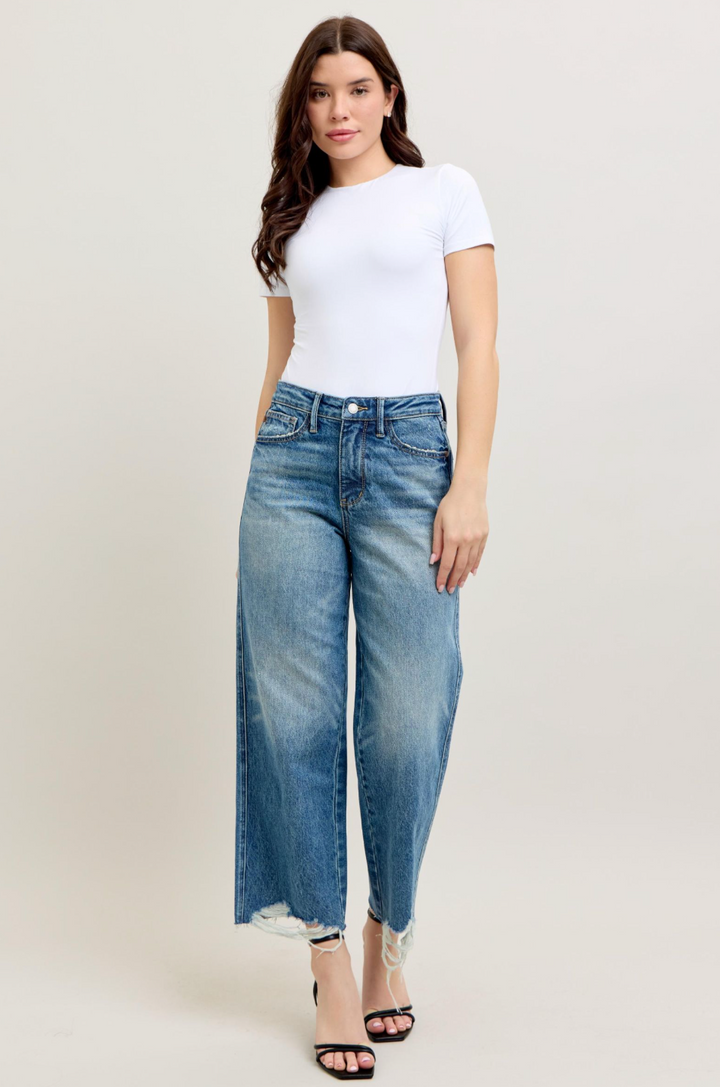 Judy Blue Rigid Magic Wide Leg Jeans (Ready to ship)