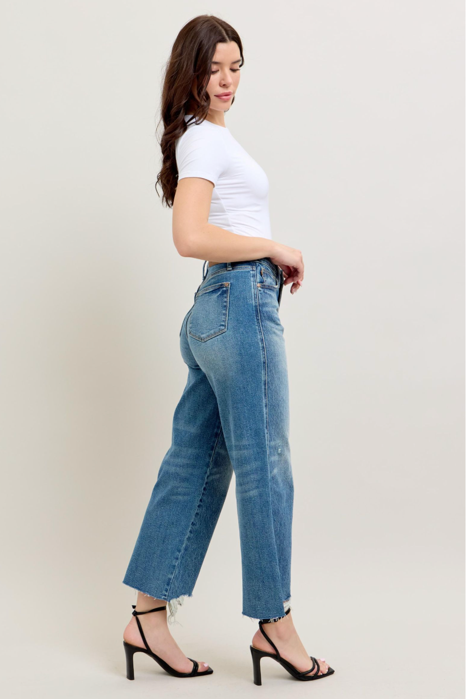 Judy Blue Rigid Magic Wide Leg Jeans (Ready to ship)