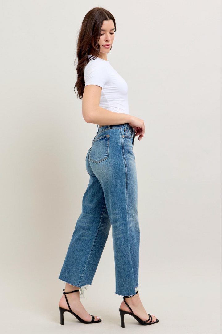 Judy Blue Rigid Magic Wide Leg Jeans (Ready to ship)