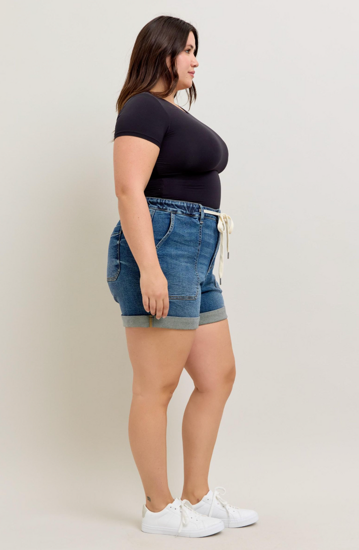 Judy Blue FAVE Jogger Style Shorts (Ready to ship)