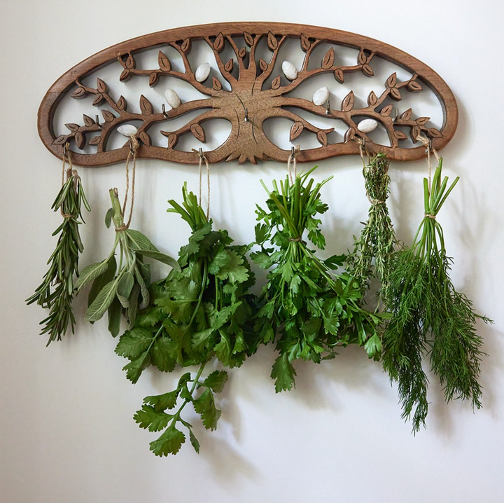 Tree of Life Herb & Flower Drying Rack (Ready to ship)
