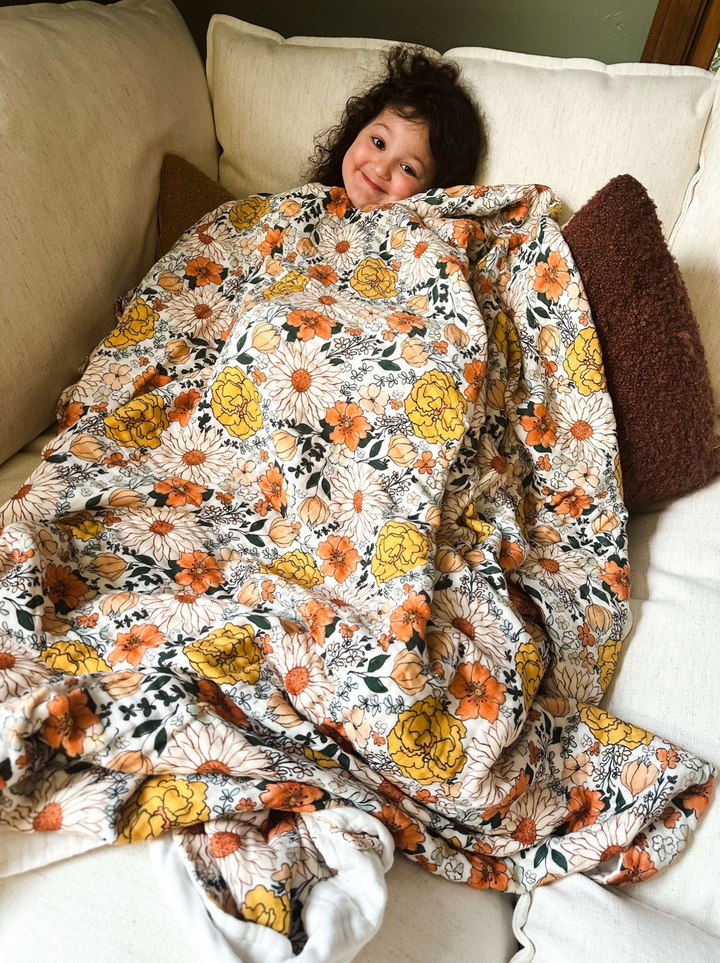 (Pre-Sale ETA: FEB) Classic Boho Floral Daydream Blanket - The Classics Collection