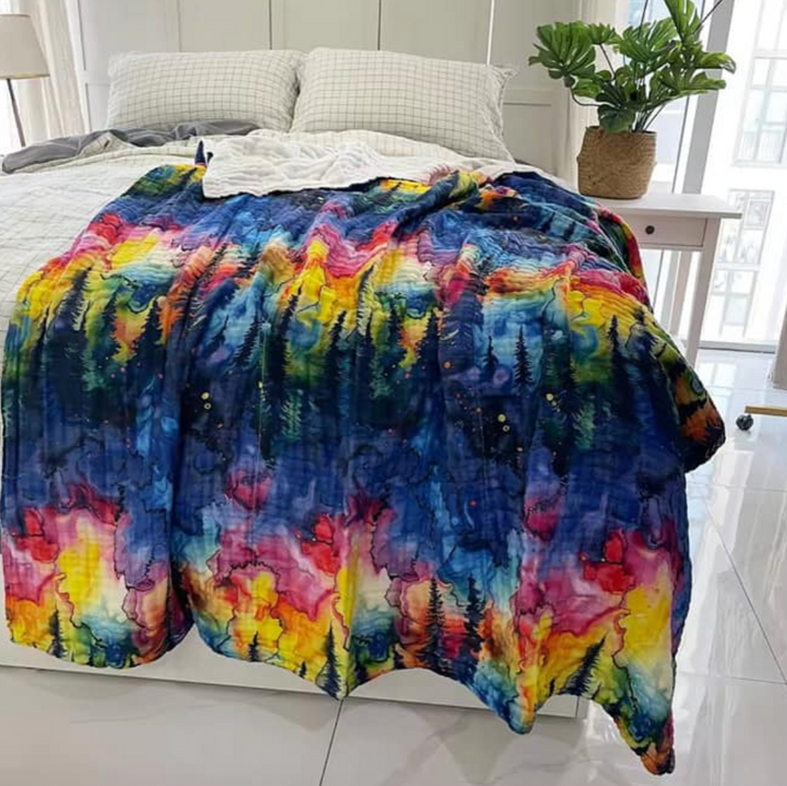 (Pre-Sale ETA: FEB) Watercolor Trees Daydream Blanket - The Classics Collection