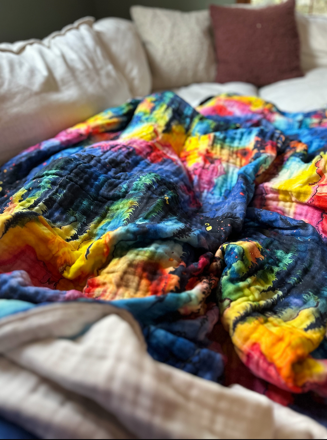 (Pre-Sale ETA: FEB) Watercolor Trees Daydream Blanket - The Classics Collection