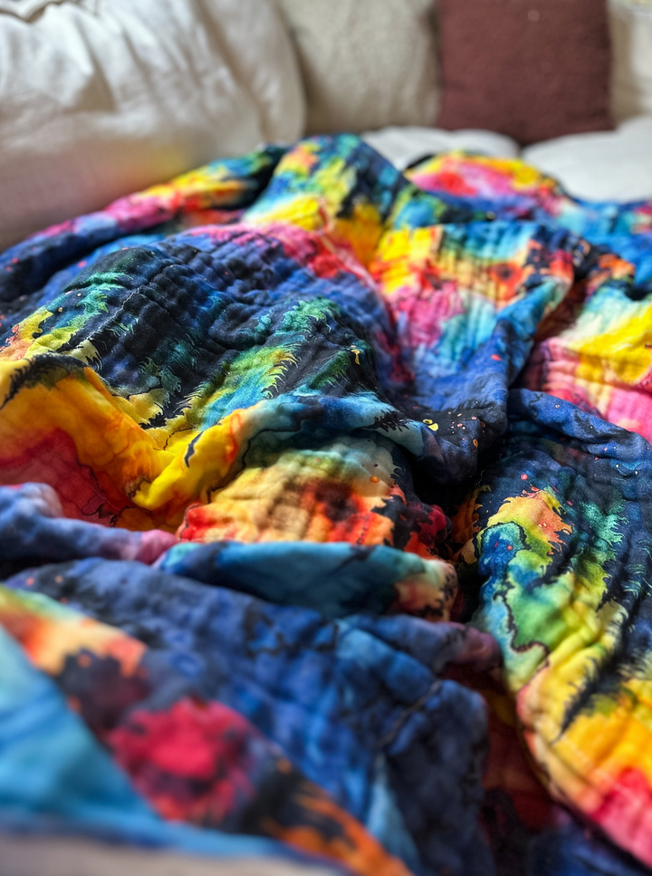 (Pre-Sale ETA: FEB) Watercolor Trees Daydream Blanket - The Classics Collection