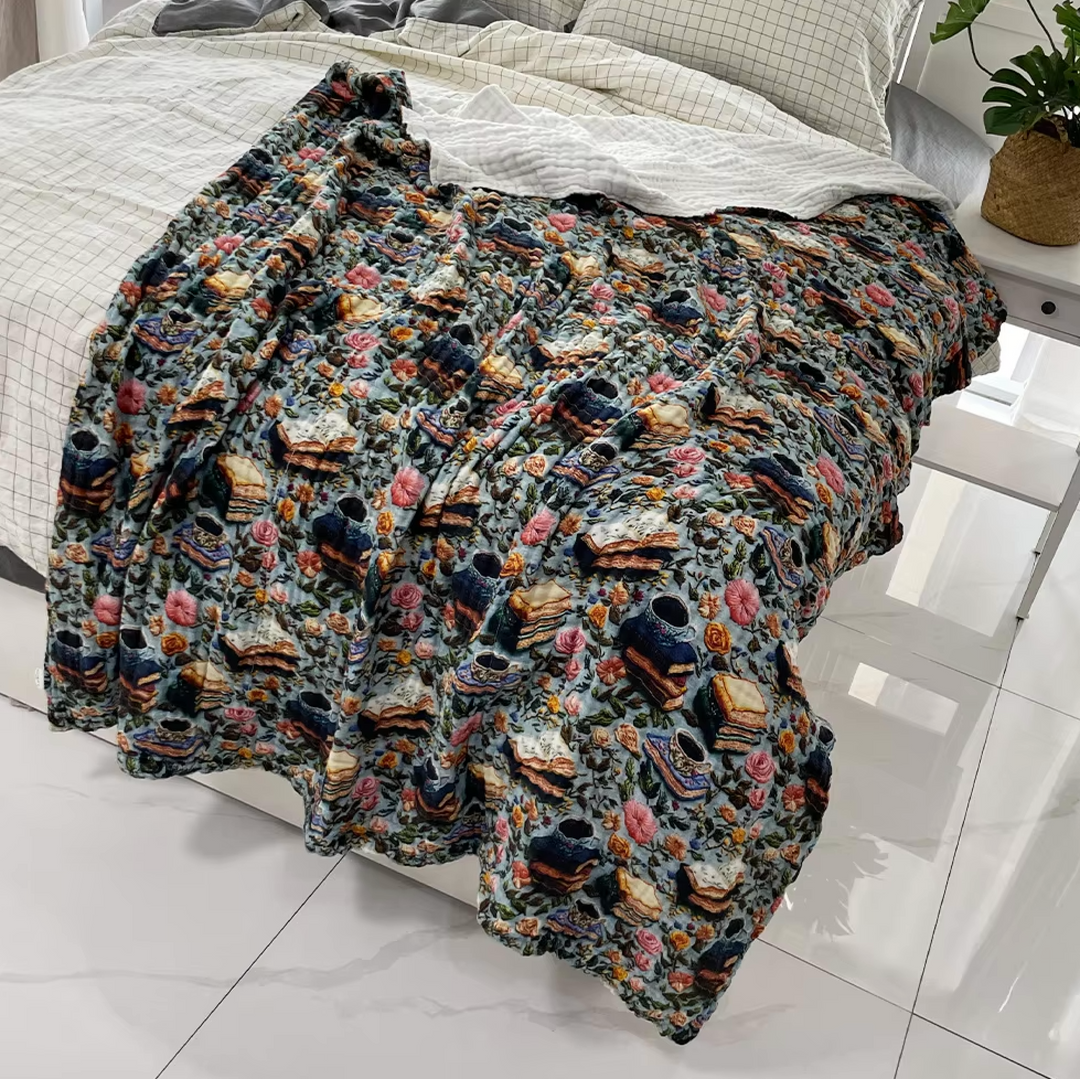 AIRY Daydream Blankets | LUXE 8-Layer Printed Blankets (Ready To Ship)