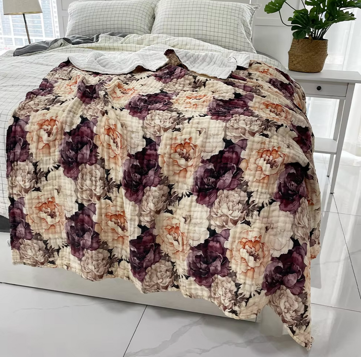 AIRY Daydream Blankets | LUXE 8-Layer Printed Blankets (Ready To Ship)