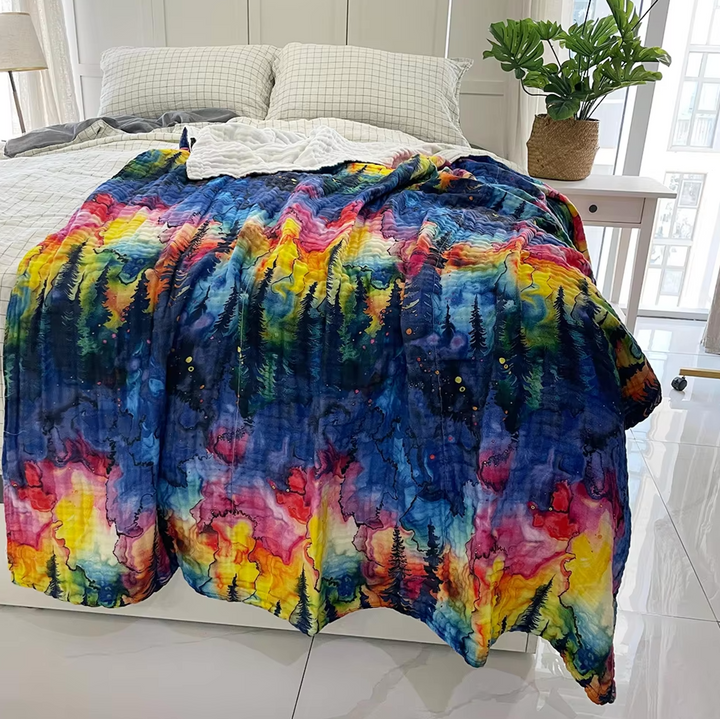 AIRY Daydream Blankets | LUXE 8-Layer Printed Blankets (Ready To Ship)