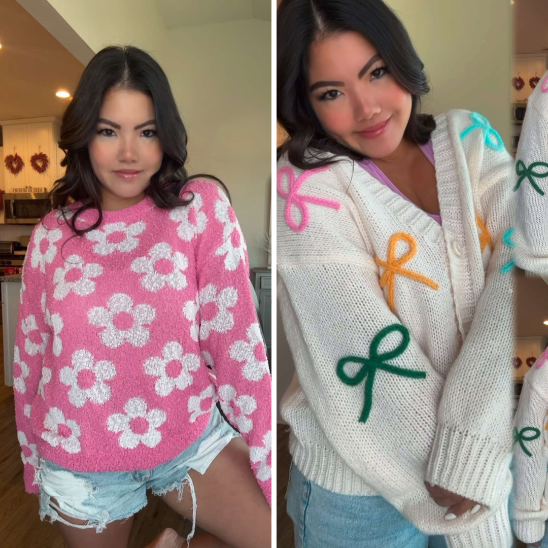 JadyK COZY Popcorn Sweaters (Ready to ship)