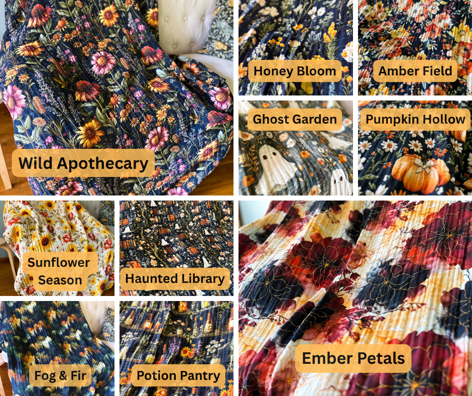 (Pre-Sale ETA: SEPT) AIRY Muslin Daydream Blankets - Autumn Spell Collection