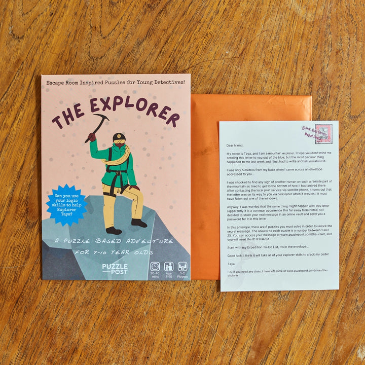 (Pre-Sale ETA: MID MAY) The Explorer - Children’S Escape Room (7-10) [Escape Room Puzzle Sets 2025]