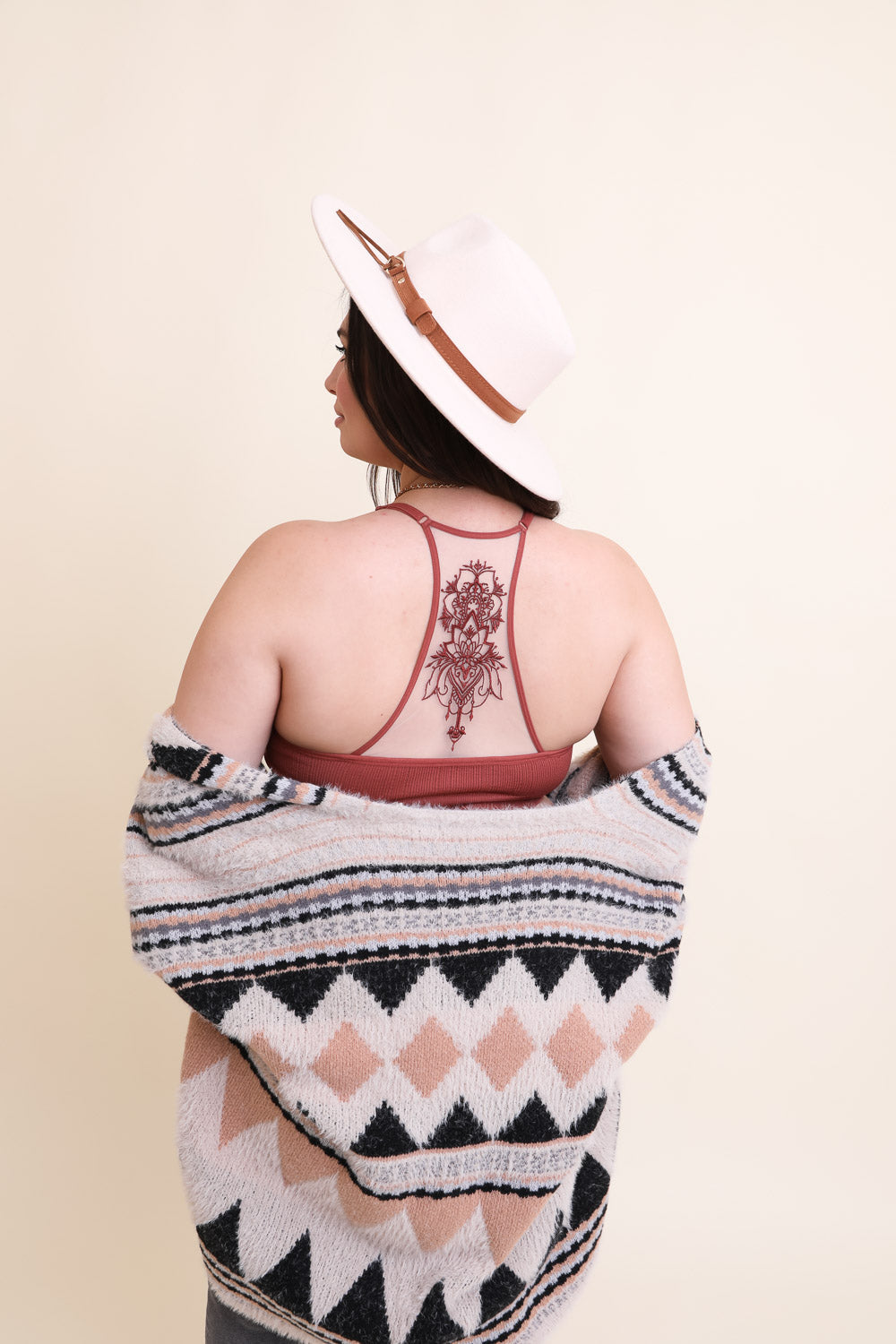 Curvy Tattoo Back Bralette – Dillon Skye & Co.