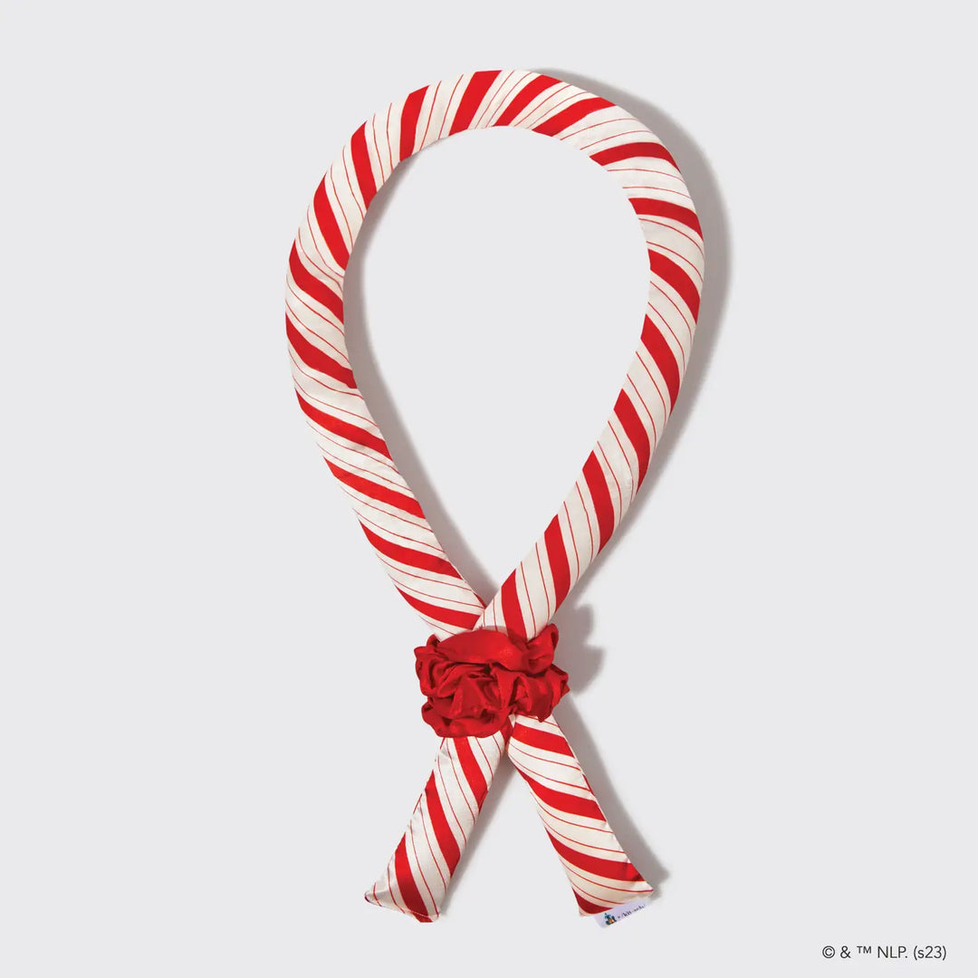 Elf X Kitsch Satin Heatless Set- Candy Cane (Ready to ship)