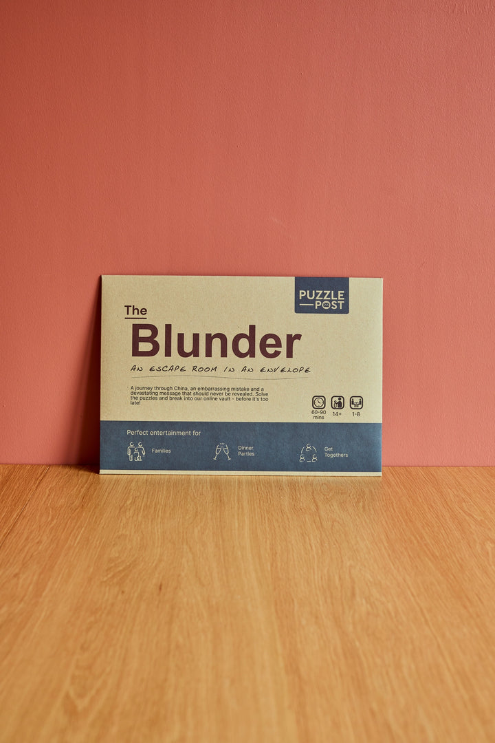 (Pre-Sale ETA: MID MAY) The Blunder [Escape Room Puzzle Sets 2025]