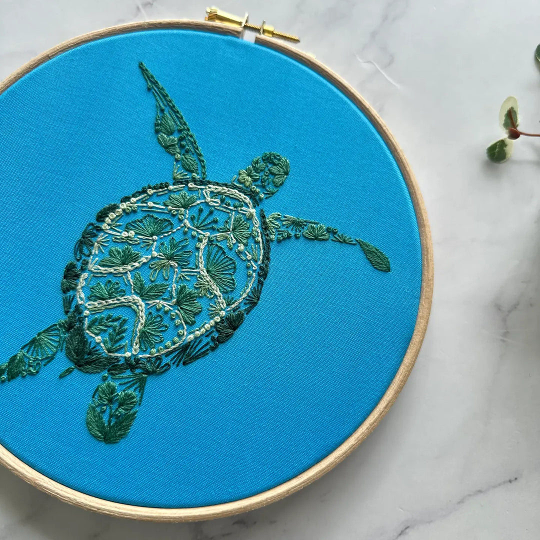 (Pre-Sale ETA: EARLY MAY) Turtle Time Kit [EMBROIDERY KITS '25]