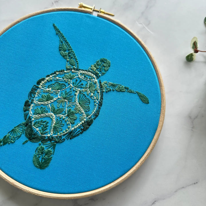 (Pre-Sale ETA: EARLY MAY) Turtle Time Kit [EMBROIDERY KITS '25]