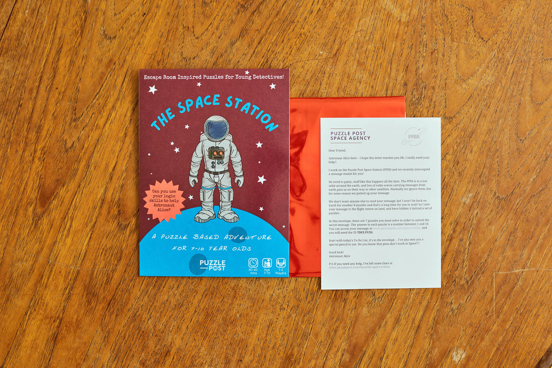 (Pre-Sale ETA: MID MAY) The Space Station - Children’S Escape Room (7-10) [Escape Room Puzzle Sets 2025]